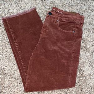 brown corduroy pants american eagle